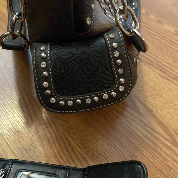 Western style purse with matching wallet - Picture 6 of 6